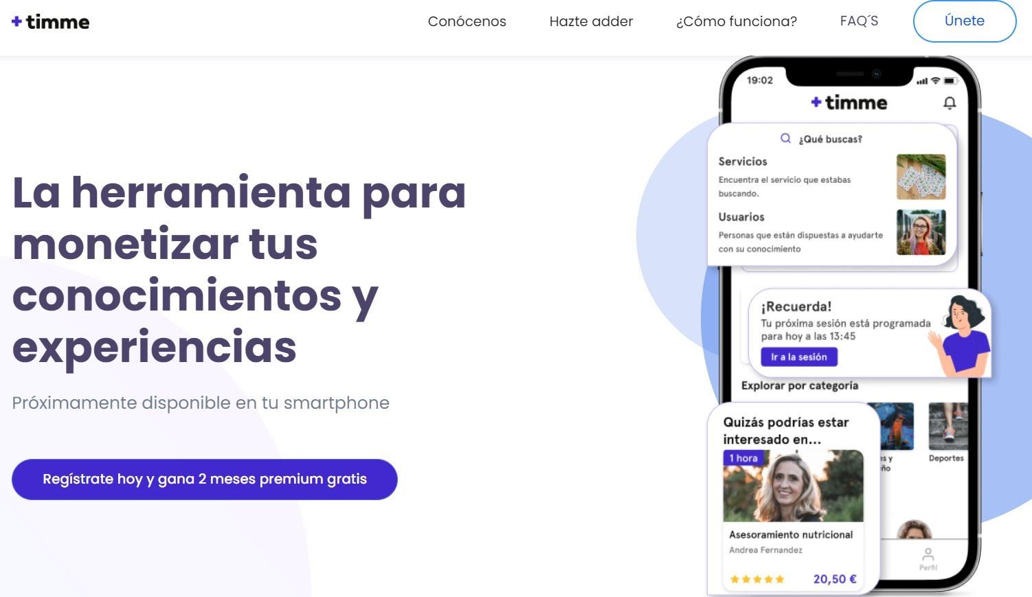 El tiempo que se dedica a redes sociales puede convertirse en 1.000? mensuales gracias a AddTimme