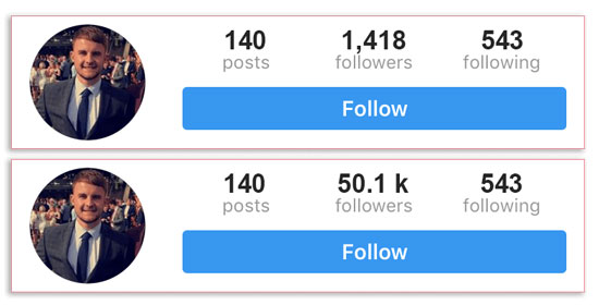 Comprar seguidores reales para Instagram